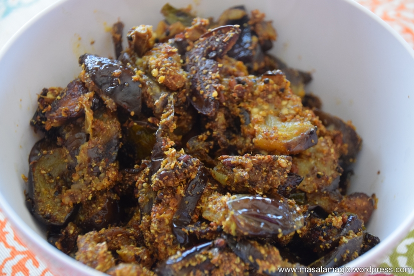 Delicious and Crispy Eggplant Dry Curry